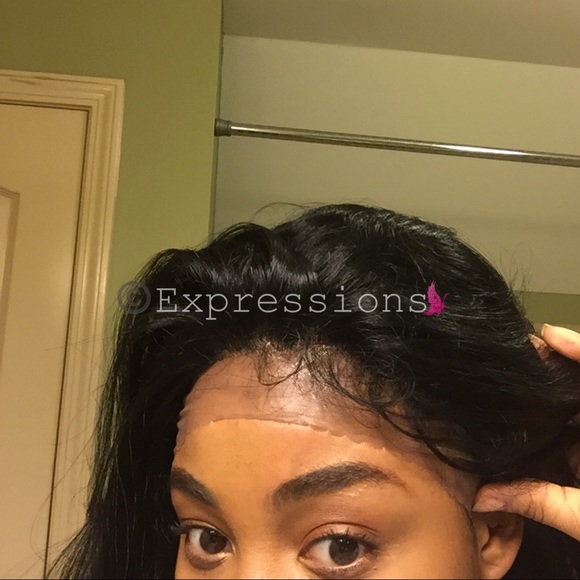 Human Hair Blend Lace Front Wig - Picture 3 of 8